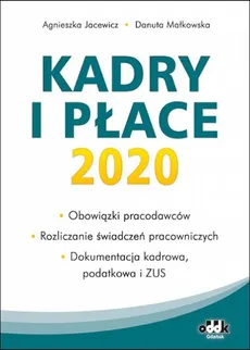 Kadry i płace 2020 - Outlet - Jacewicz Agnieszka, Małkowska Danuta