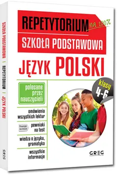 Repetytorium Szkoła podstawowa 4-6 Język polski - Outlet