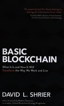 Basic Blockchain - Shrier David L.