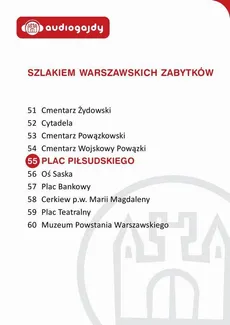 Plac Piłsudskiego. Szlakiem warszawskich zabytków - Ewa Chęć
