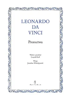 Proroctwa - Da Vinci Leonardo