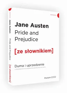 Pride and Prejudice Duma i uprzedzenie z podręcznym słownikiem angielsko-polskim - Outlet - Jane Austen