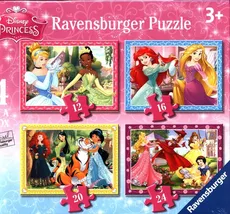Puzzle Księżniczki Disneya 4in1