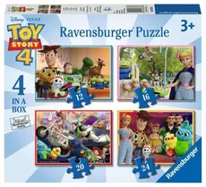 Puzzle 4w1 Toy Story 12/16/20/24