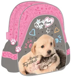 Plecak szkolno-wycieczkowy trójkątny Cat & Dog