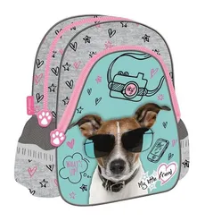 Plecak szkolno-wycieczkowy 12" trójkątny Dog