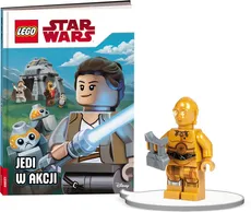 Książka do czytania Lego Star Wars Jedi w akcji + minifigurka