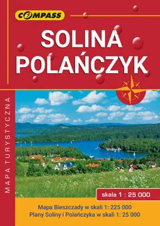 Solina Polańczyk Bieszczady mapa - Outlet