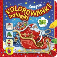 Kolorowanki naklejki Święta - Piotr Kozera