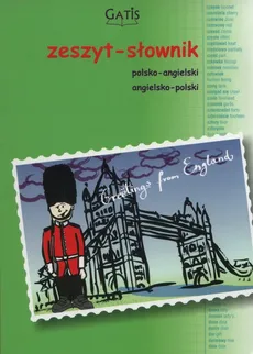 Zeszyt A5 słownik polsko-angielski angielsko-polski w kratkę 96 kartek