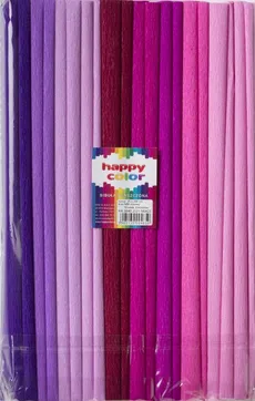 Bibuła marszczona Happy Color tonacja różowa