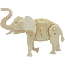 Puzzle drewniane 3D Słoń