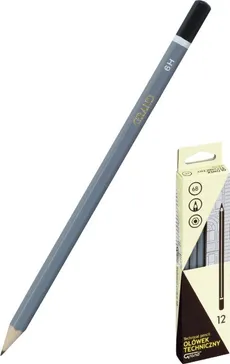 Ołówek techniczny 2H. 12 sztuk