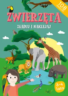 Zwierzęta Zgaduj i naklejaj - Agnieszka Biela