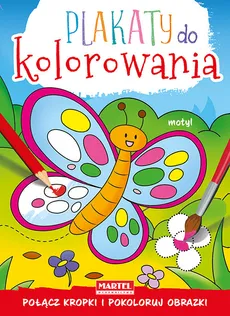 Plakaty do kolorowania Motyl