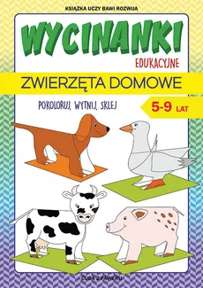 Wycinanki edukacyjne Zwierzęta domowe - Outlet - Beata Guzowska