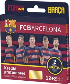 Kredki grafionowe 12 kolorów FC Barcelona - Outlet