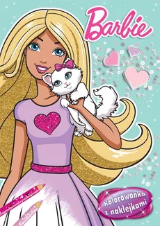 Barbie Kolorowanka z naklejkami - Outlet