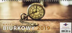 Kalendarz 2019 Biurkowy poprzeczny zegar-czas