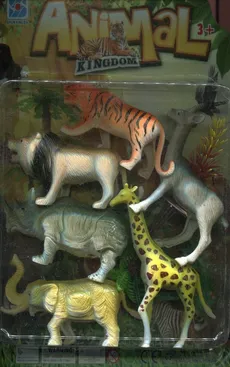 Zwierzęta dzikie Figurki 6 sztuk