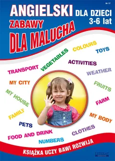 Angielski dla dzieci 3-6 lat Zabawy dla malucha - Outlet - Katarzyna Piechocka-Empel