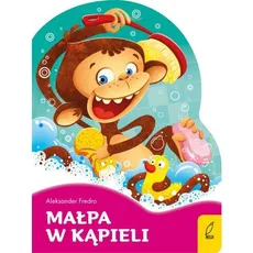 Małpa w kąpieli Poeci dla dzieci Wykrojnik - Aleksander Fredro