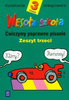 Wesoła szkoła 3 Ćwiczymy poprawne pisanie Zeszyt 3 - Outlet - Hanna Dobrowolska, Anna Konieczna