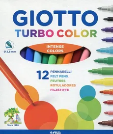 Giotto Flamastry Turbo Color 12 sztuk