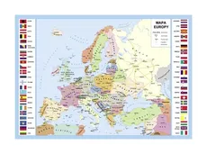 Podkładka na biurko Europa mapa administracyjna - Outlet