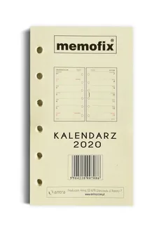 Kalendarz organizer 2020 /MEM/K/TNS