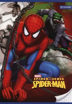 Zeszyt A5 Spider-Man w kratkę 32 kartki 5 sztuk