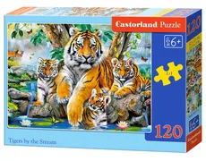 Puzzle Tigers by the Stream 120