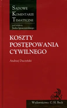 Koszty postępowania cywilnego - Outlet - Andrzej Daczyński