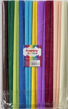 Bibuła marszczona Happy Color Mix 10 kolorów - Outlet