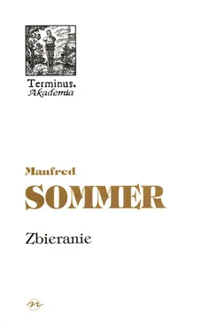 Zbieranie - Manfred Sommer