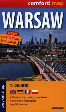 Warsaw pocked map 1:26 000 - Praca zbiorowa
