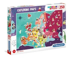 Puzzle 250 Supercolor Exploring Maps