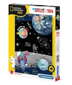 Puzzle 104 Supercolor National Geographic Kids