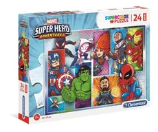 Puzzle 24 Supercolor Maxi Marvel Super Hero Adventures