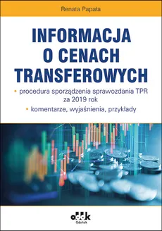 Informacja o cenach transferowych - Renata Papała
