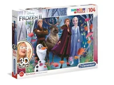 Puzzle SuperColor 3D Vision 104 Frozen 2