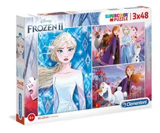 Puzzle 3x48 Supercolor Frozen II