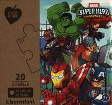 Puzzle 2x20 Play for Future Marvel Super Hero Adventures