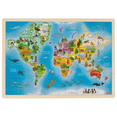 Puzzle Mapa Świata, 192