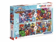 Puzzle SuperColor 2x20+2x60 Marvel Super Hero