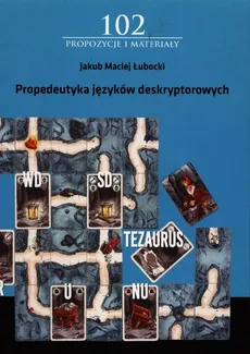 Propedeutyka języków deskryptorowych - Outlet - Łubocki Jakub Maciej