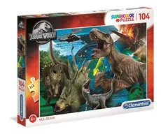 Puzzle Supercolor 104 Jurassic World