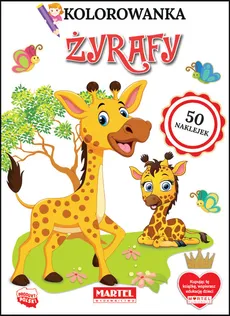Kolorowanka Żyrafy z naklejkami - Adam Gdula, Katarzyna Ratajszczak