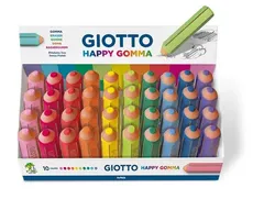 Gumka ołówek Giotto Happy Gomma Display 40 sztuk
