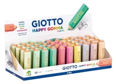 Gumka ołówek Giotto Happy Gomma Pastel Display 40 sztuk